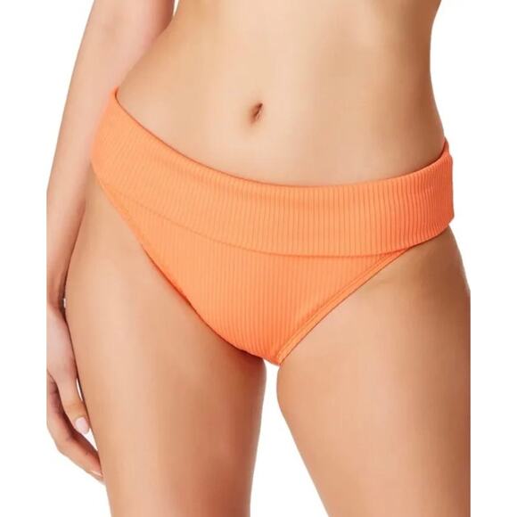 Bleu Rod Beattie Coral Chic Walk The Line Ribbed Hipster Bikini Bottom 10 - Picture 1 of 5